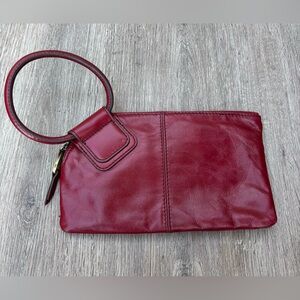 HOBO International Red Leather Wristlet